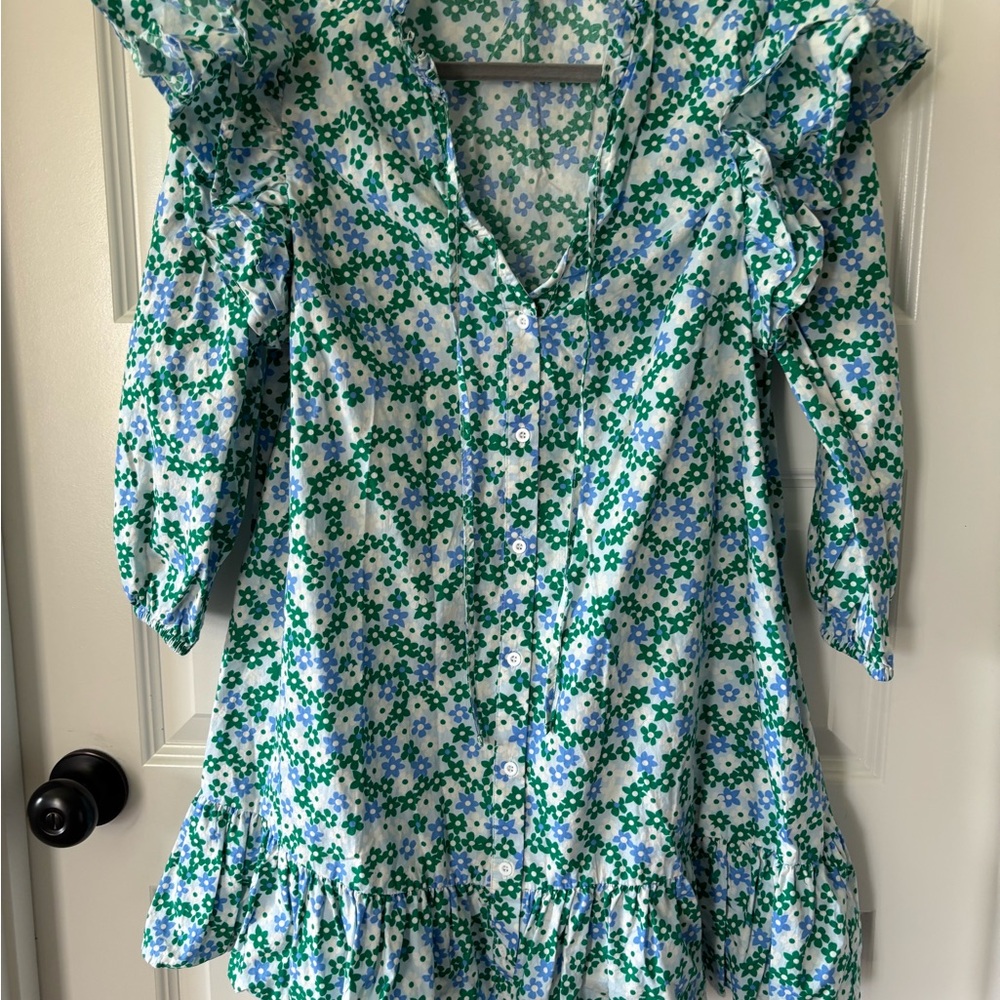 Sugarlips Floral Kids Dress with Ruffles